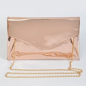 classic clutch rose gold silver n gold